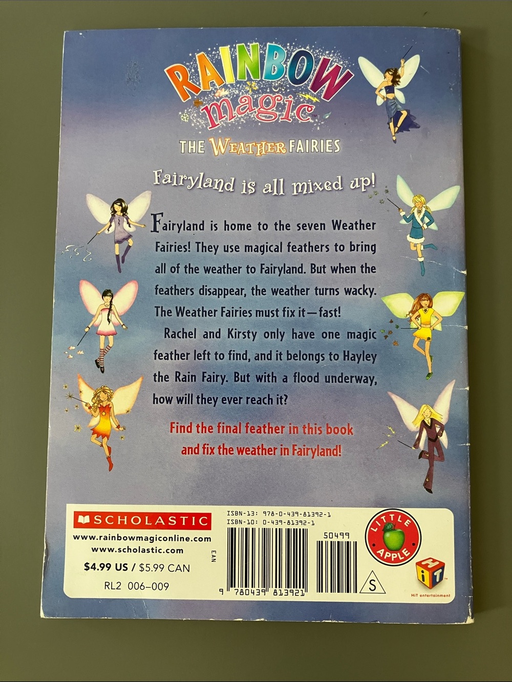 Rainbow Kids Fairy Book Set - Pink, Orange, Purple, Blue, Yellow - Picture 11 of 15